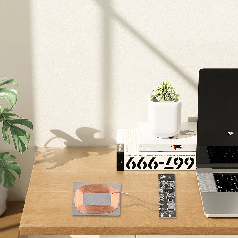 3W/5W 5V Wireless Charger Receiver Module For Cell Phone Small Coil Built-in wireless charging Receiver Module PCBA Board