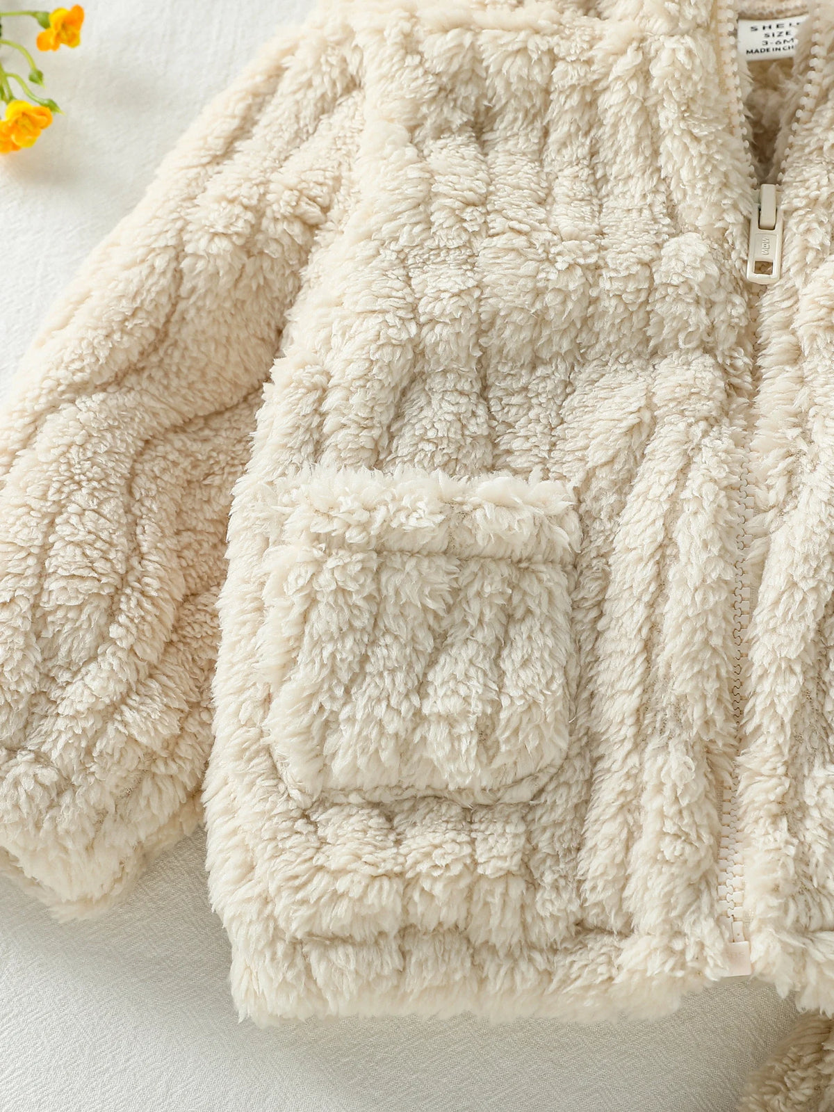 2025 New Casual Autumn /Winter Boys/Girls Long Sleeve Solid Warm Plush Sets For 1-3Y Zip-Up Coat Outfits Clothing Suit