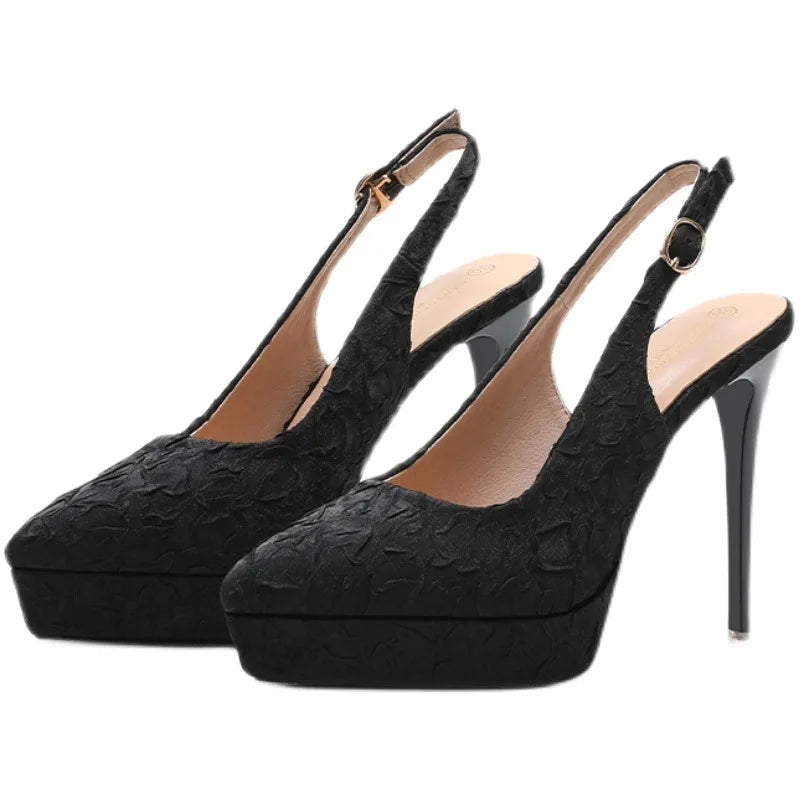 Sexy Women Pumps Bottom High Heels Platform Shoes Ladies Wedding Shoes Bride Chaussure Femme Talon 32-39 12cm Heels for women