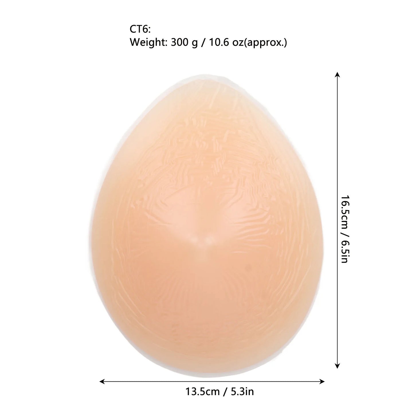 Silicone Breast Form Full Mastectomy Prosthesis Bra Soft Tiltable for Crossdress Transvestite Breast Enhancer Form