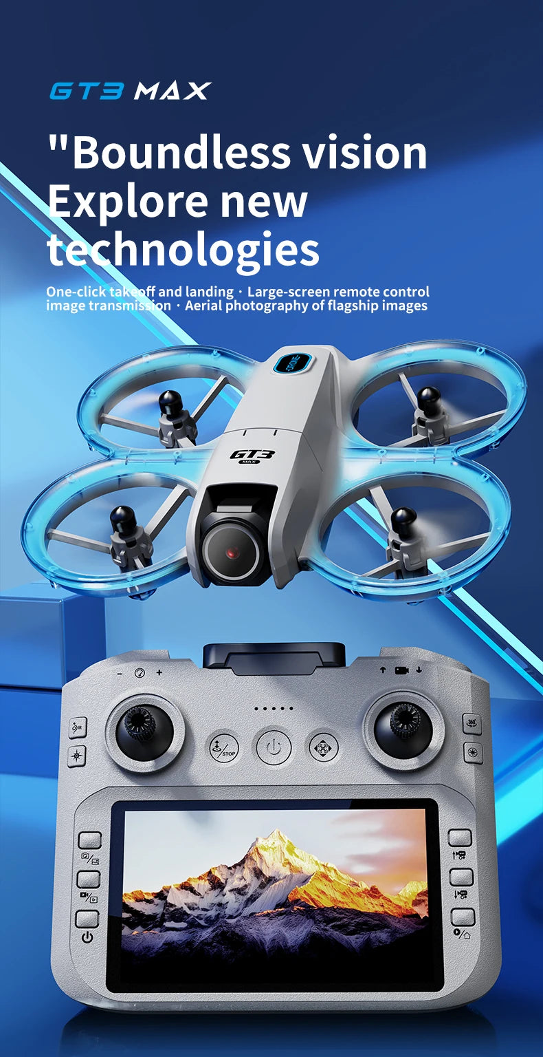Xiaomi Gt3 Max Drone 8k Hd Aerial Photography Large Screen Optical Flow Positioning Brushless Intelligent Obstacle Avoidance
