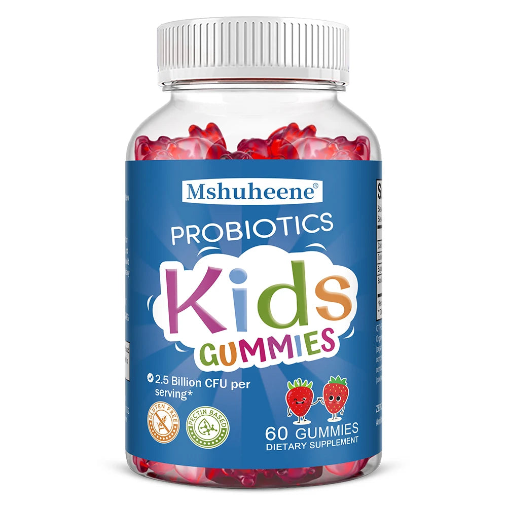 Probiotic Gummies for Adults & Children 2.5 Billion CFU, Berry Antioxidants & Vitamins, Digestive Balance Gut & Immune Support