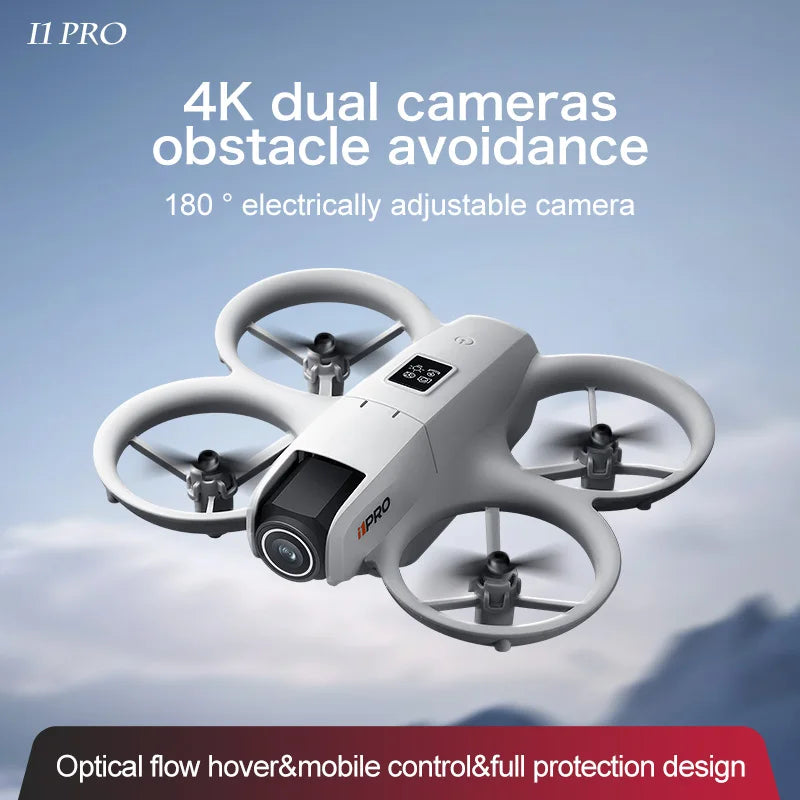 i1PRO Mini Drone Professional 8K HD Camera Drone 5G WIFI FPV UAV With screen remote control Avoidance Aerial Quadcopter Toy Gift