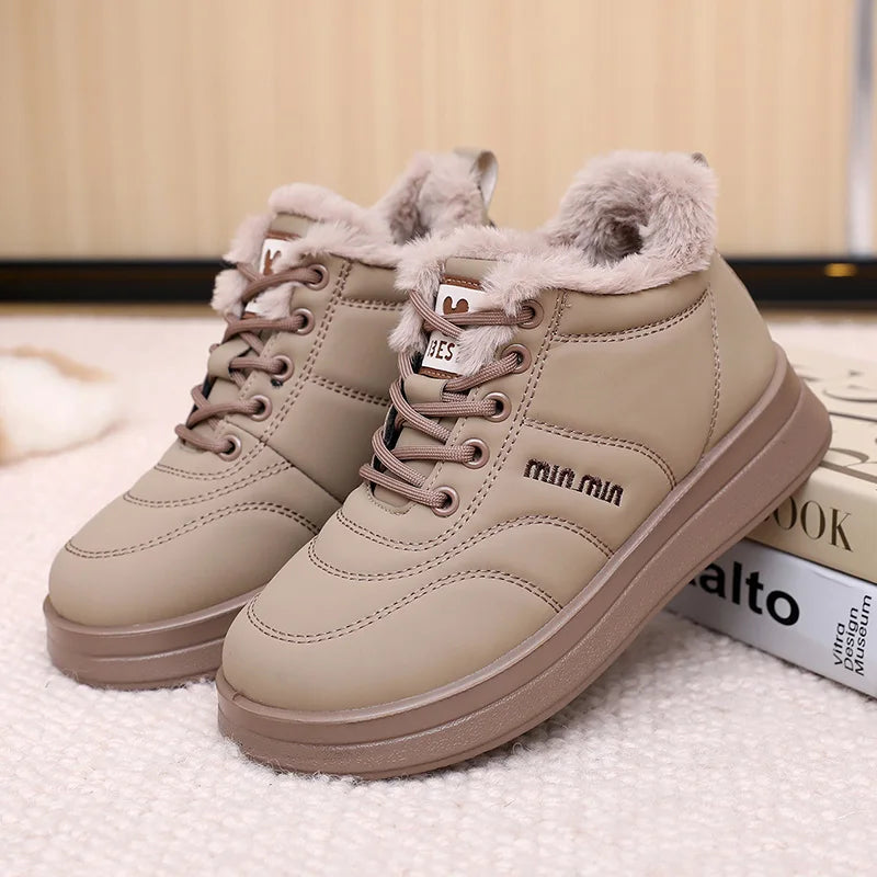 Women's 2025 Winter New Versatile Cotton Shoes Fashion Warm Thick Bottom Skid-resistant Durable Free Shipping Women's Shoes