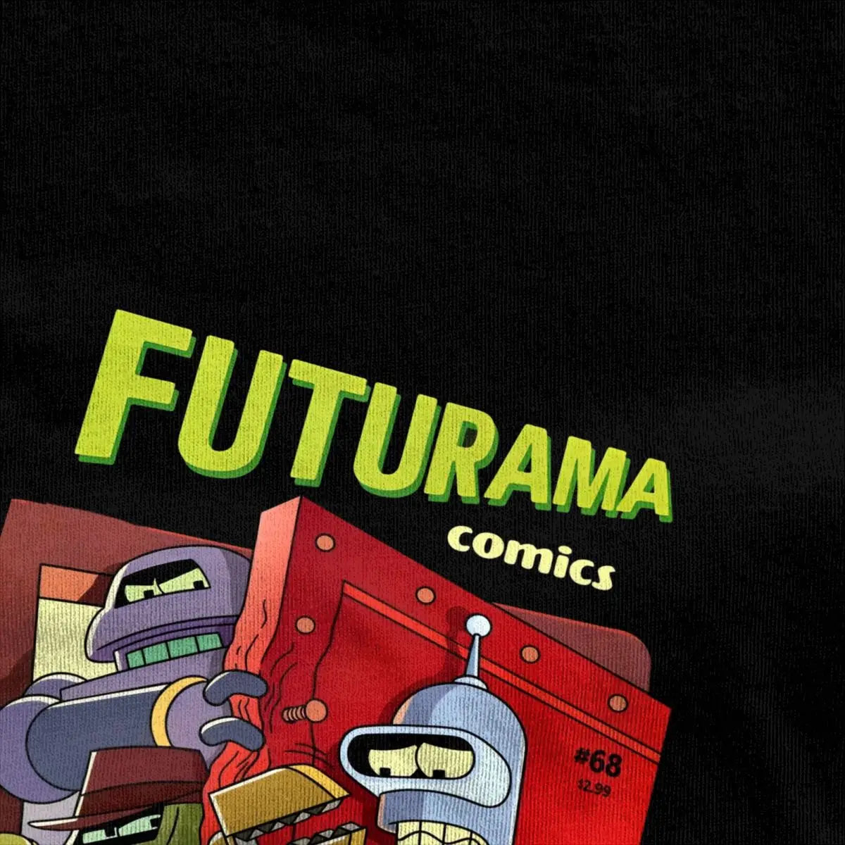 Men Women's Futuramas Comics T Shirts 100% Cotton Tops Novelty Short Sleeve Crewneck Tees 4XL 5XL 6XL T-Shirt