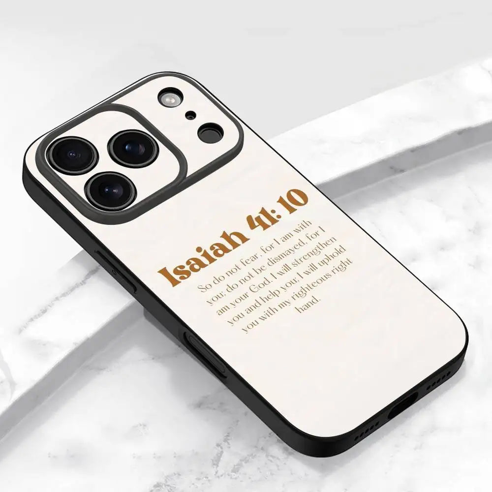 God Jesus Bible Verse Phone Case For iPhone 17 16 15 11 12 14 13 Pro Max Mini XS XR 7 Plus 16E Shockproof Silicone Cover Fundas