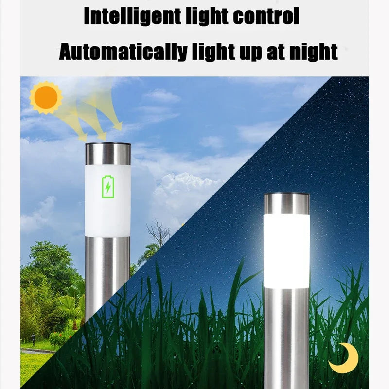 1-4pcs 1W Solar Light Outdoor Solar Garden Light Solar Pathway Landscape Light Waterproof Lawn Lamp For Home Yard Patio Driveway