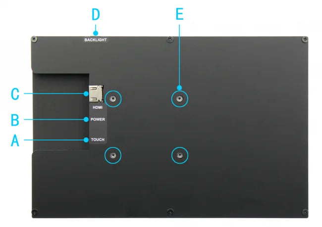 10.1 Inch 1280x800 Touch Screen  IPS LCD  for Computer Monitor for Switch Xbox 360 HDMI-compatible Display for Raspberry Pi