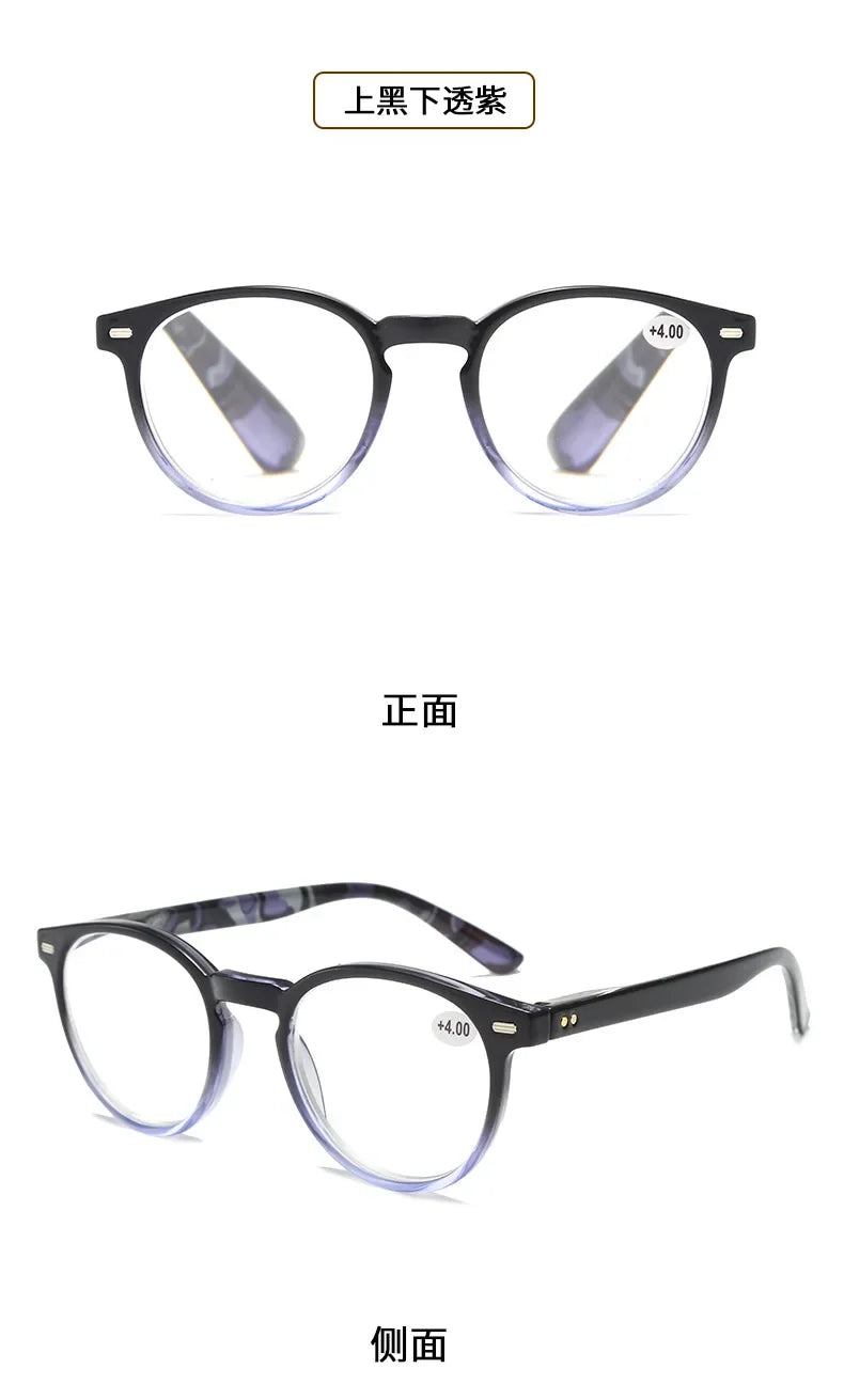 Fashion Reading Glasses for Women Men New High-end Presbyopia Glasses Middle-aged and Elderly gafas de lectura mujer eye glasses