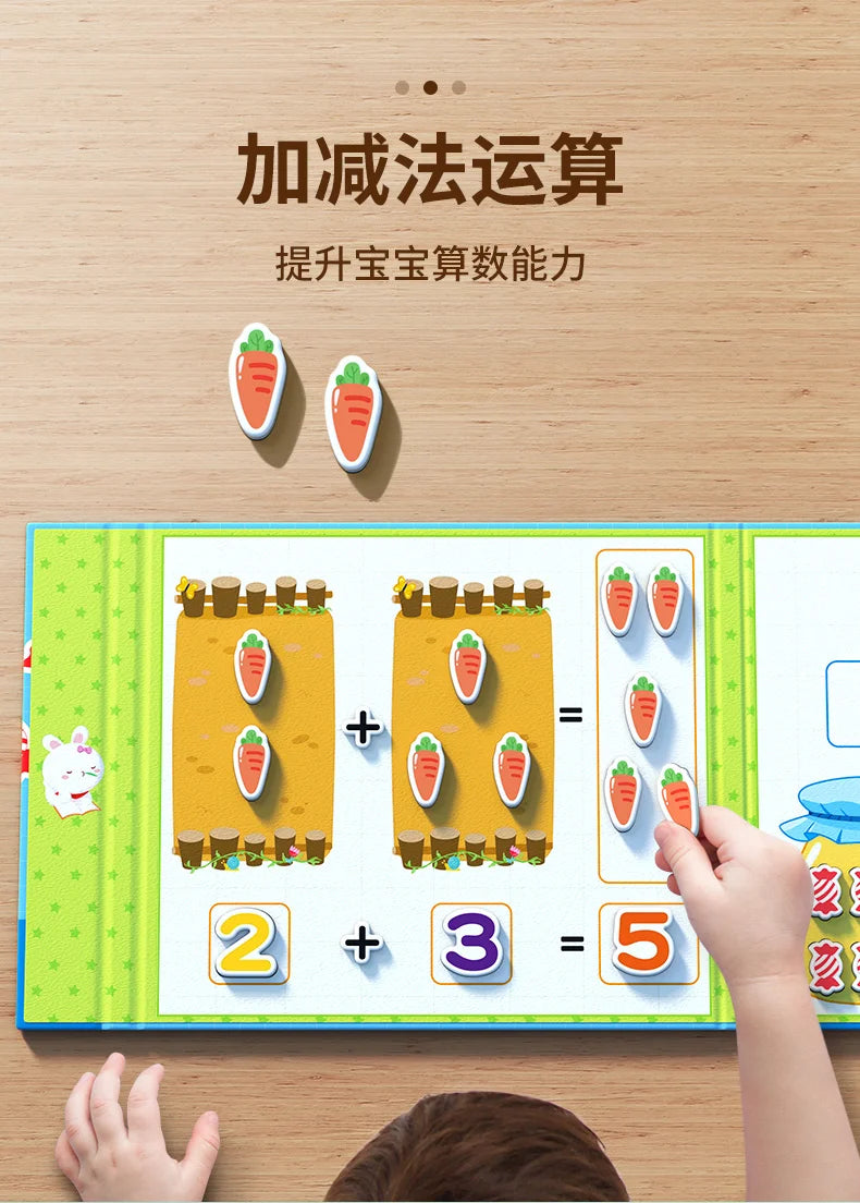 Teaching Aids Number Decomposition Toys Math Enlightenment Addition and Subtraction Children's Arithmetic Puzzle Tools