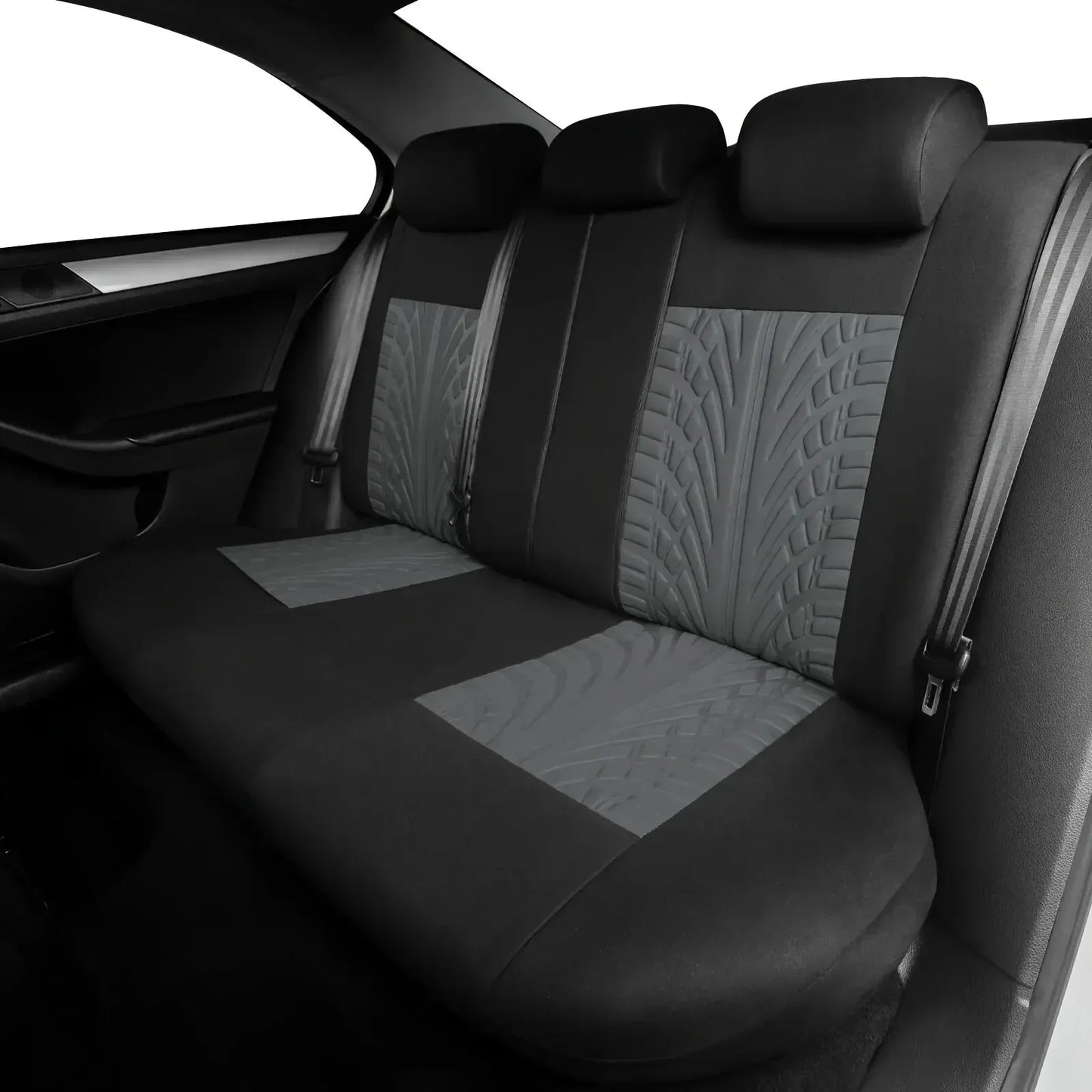 Car Seat Covers Full Set Front Split Rear Bench For Car Universal Cloth SUV Sedan Van Automotive Interior Covers Car Seat Cover