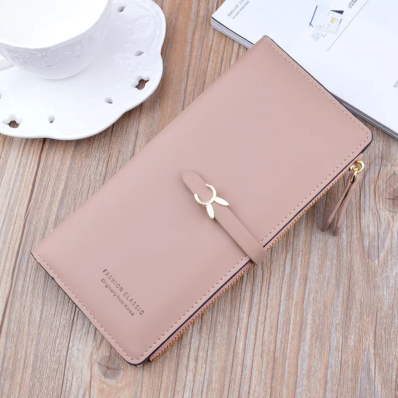 Luxury Long Wallet Purses for Women New Trend Slim Wallets Female Clutch Bag Ladies Credit Card Holder