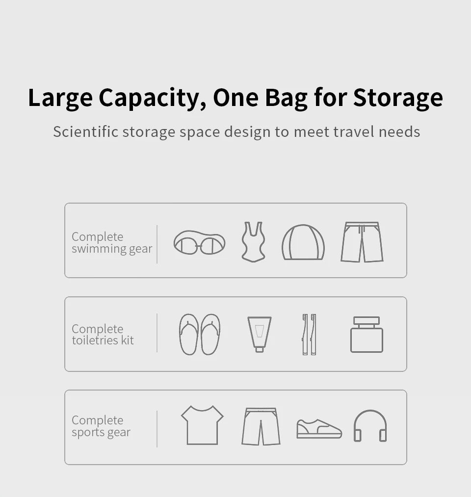 Tigernu Travel Bags For Men Gym Bag Waterproof Fitness Bag Men Outdoor Portable Bag Ultralight Yoga Sports Bag Handbag Crossbody