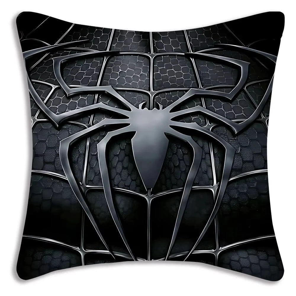 MINISO Cartoon Anime Spider-Man Pillow Covers Decorative Home Double-sided Print Square Pillow Living Room Decoration Pillowcase