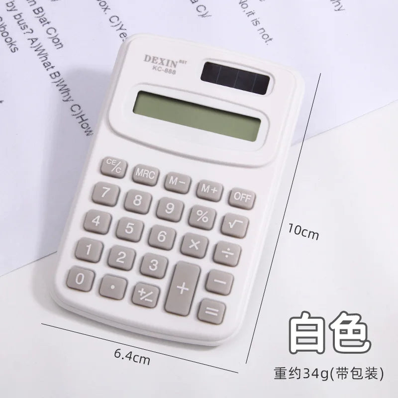 Cartoon Mini Calculator, High Appearance Level Fresh Cute and Fashionable Portable Calculator on The Palm