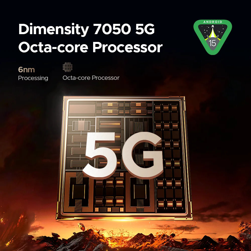World Premiere DOOGEE Blade20 Turbo 5G Rugged Phone Android 15 Gemini Al 6.6'' HD+ 8GB 256GB AI Dual Camera 10300mAh Battery