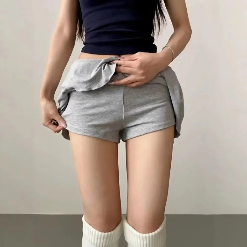 Waist-Flipping Ruched Skirts High Waist High Elasticity Women Short Dress Prevent Exposure Athletic Short Skirt For Golf Sports