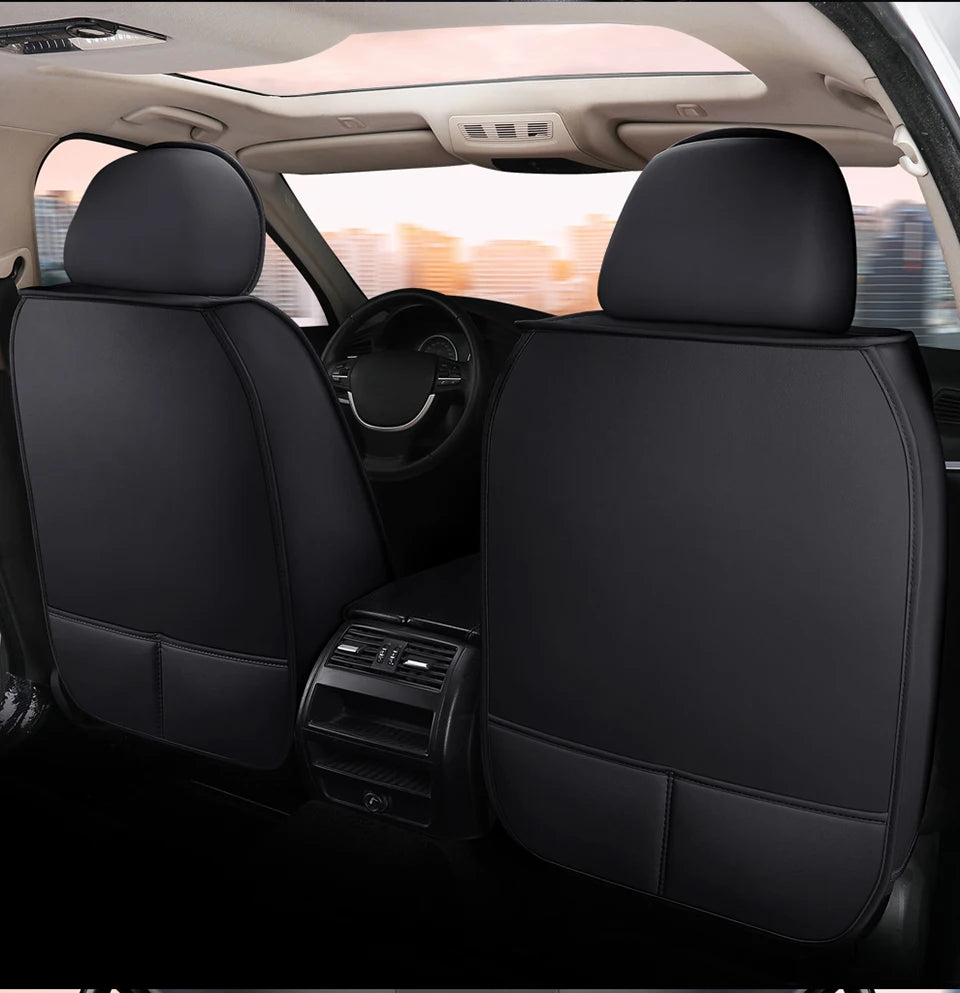 Car Seat Cover For Peugeot 207 206 2008 308 407 307 Sw Cc 205 107 208 Universal Waterproof Leather Auto Accessories