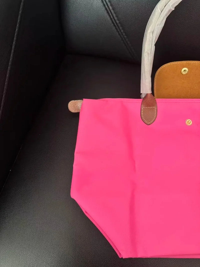 2026 Y2K foldable tote bag for women, classic tote bag for women, eco-friendly and waterproof nylon tote bag