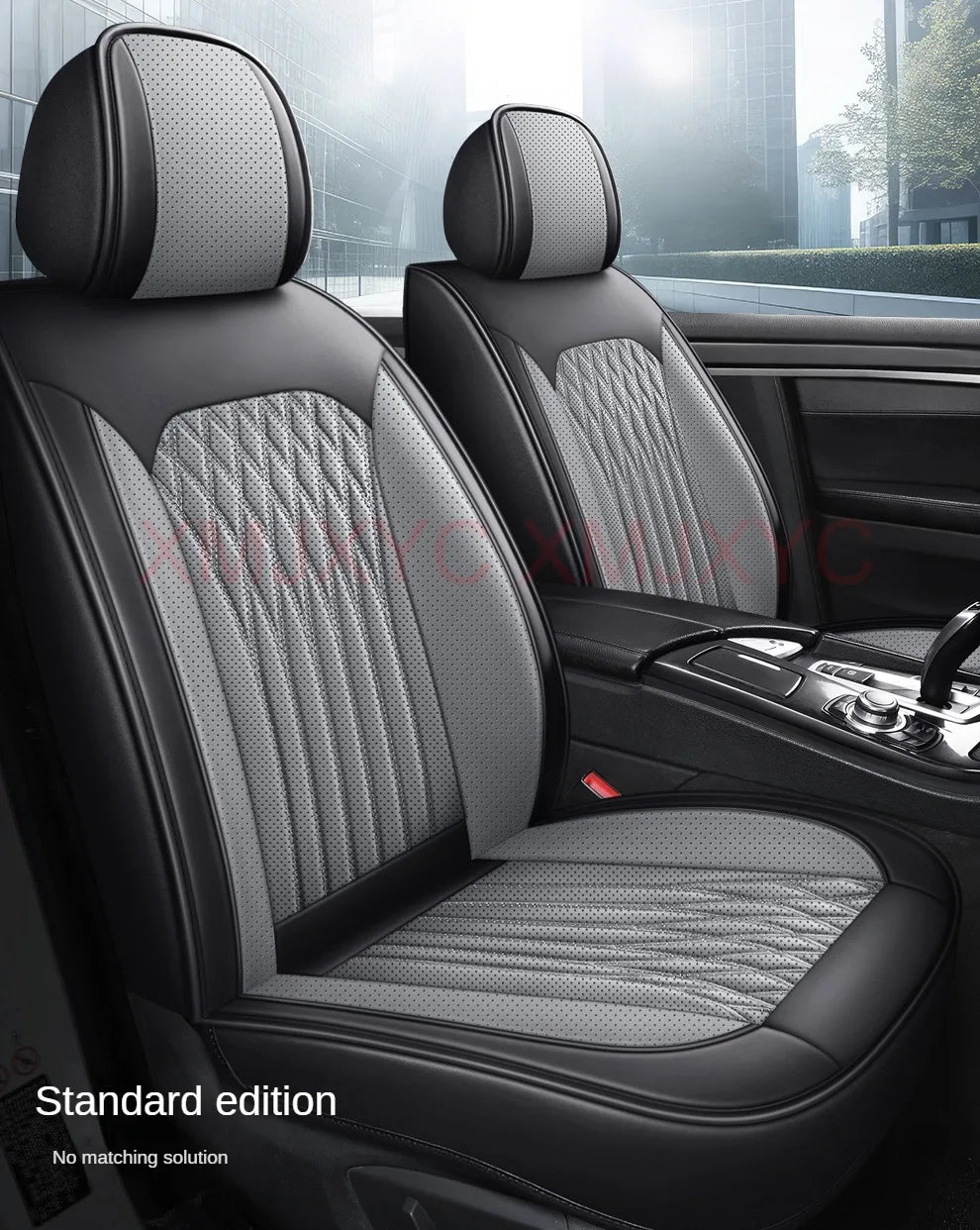 Pu Leather Universal Car Seat Cover for MITSUBISHI Outlander ASX Eclipse Lancer Pajero Sport Galant Triton Auto Accessories