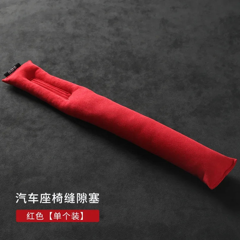 Suede Car Seat Gap Filler Soft Car Styling Padding Leather Leak Pad Plug Spacer Universal Interior Accessories Car Organizer