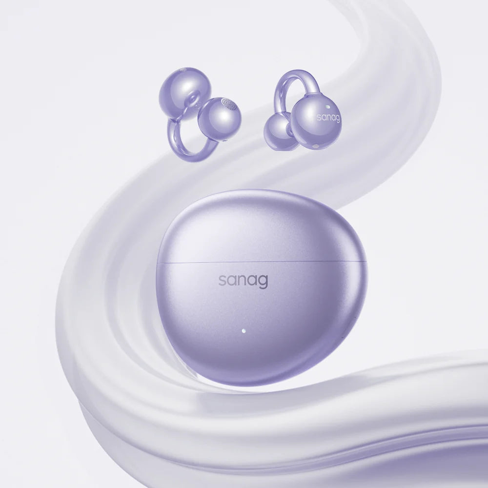 Sanag S7S AI Open Ear Clip on Headphones HiFi 3D Stereo Sound Quality AI Assistant Wireless Bluetooth Earphones APP EQ Setting