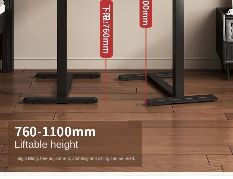 Folding bedside table pneumatic lift table mobile study table computer table office desk lazy dining table