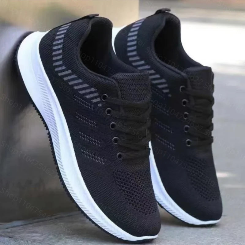 New wear-resistant thickened casual shoes for men, fashion sports shoes, breathable tennis, outdoor walking training tennis