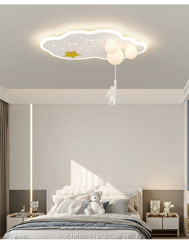 Modern Led Children's Bedroom Ceiling Lights Cloud Airplane Chandelier Boy Girl Room Lamps Home Indoor Decor Lighting Fixtures