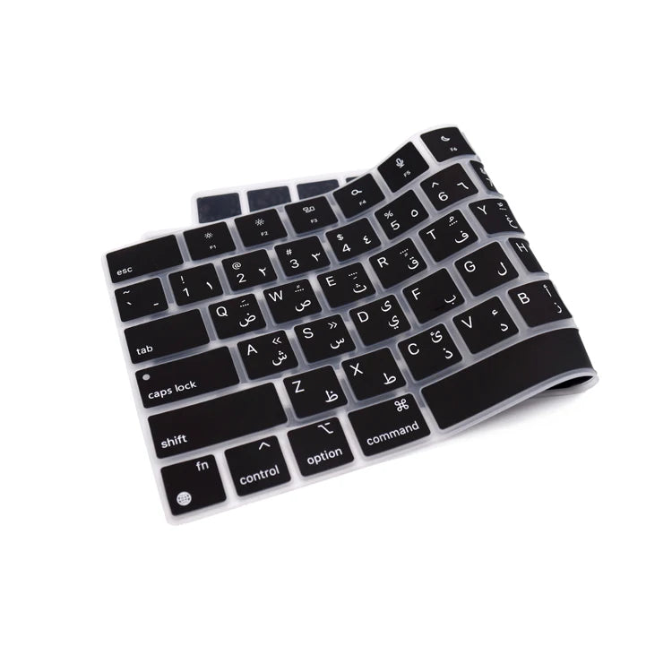 Persian Arab Arabic Letter Keyboard Cover Skin for MacBook Air 13 M2 A2681 2023 Pro 14 16  A2442 A2485 A2779 Pro16 A2780 2022