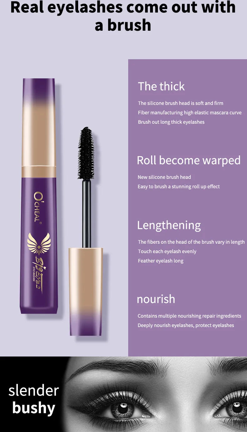 Eyelashes Lengthening Mascara Waterproof Long Lasting Silky Lash Black Eyelashes Extension Make Up Beauty Eye Korean Cosmetic