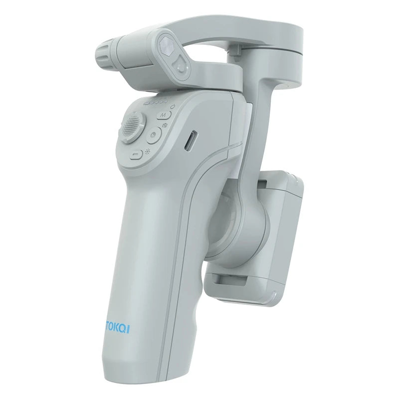 TOKQI Cell Phone Face Tracking Anti-Shake Three-Axis Stabilizer Bracket Handheld Gimbal Smart Bracket