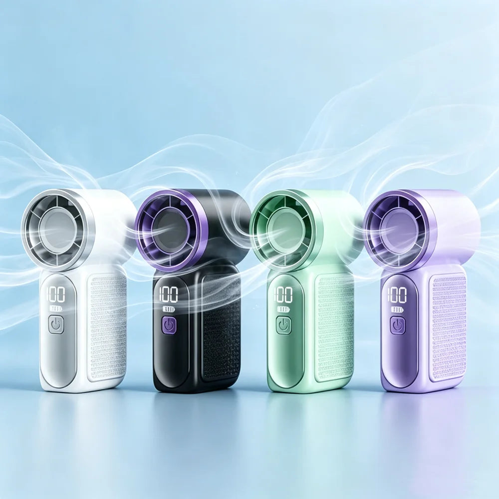 Foldable Handheld Fans Save Valuable Space in Bags, Making Them Perfect for Commuting.