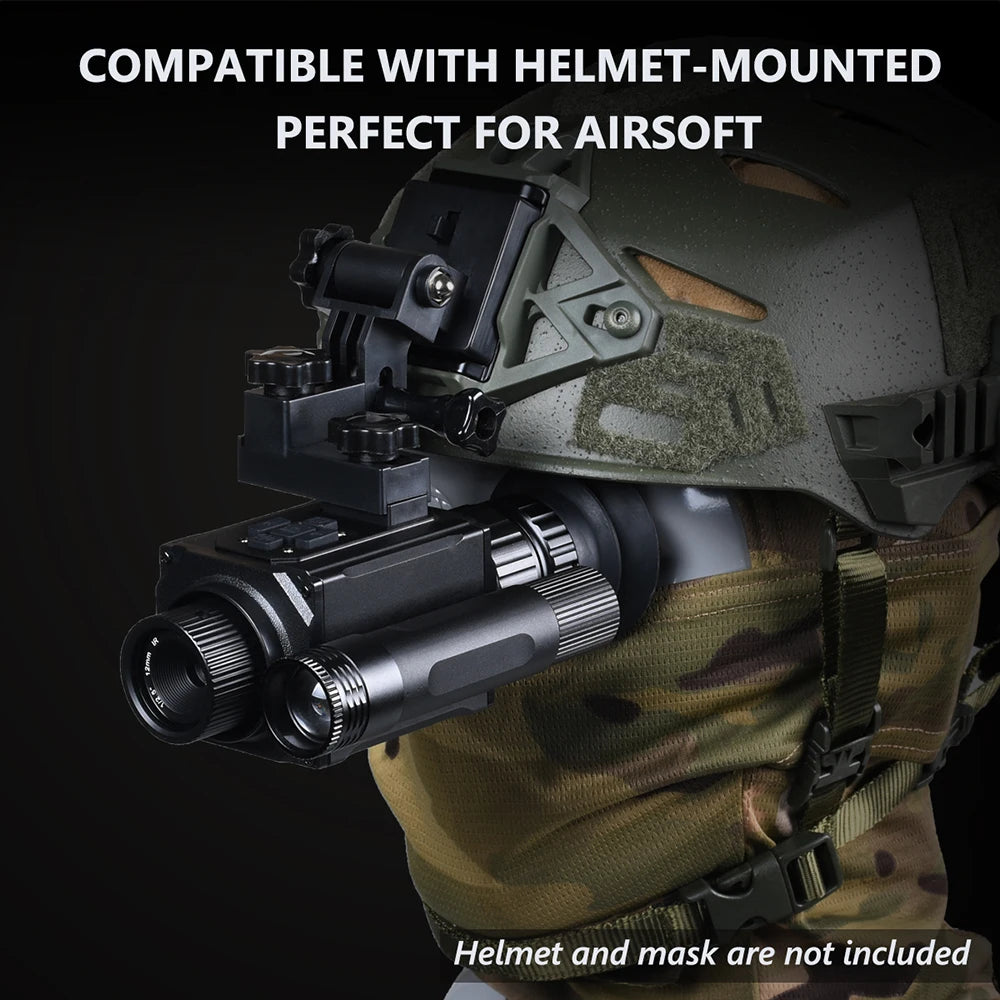 NVG Night Vision Goggle Multi-purpose IR Device for Outdoor Hiking Hunting Fishing Rescue Photo Video Camera With Helmet Adapter