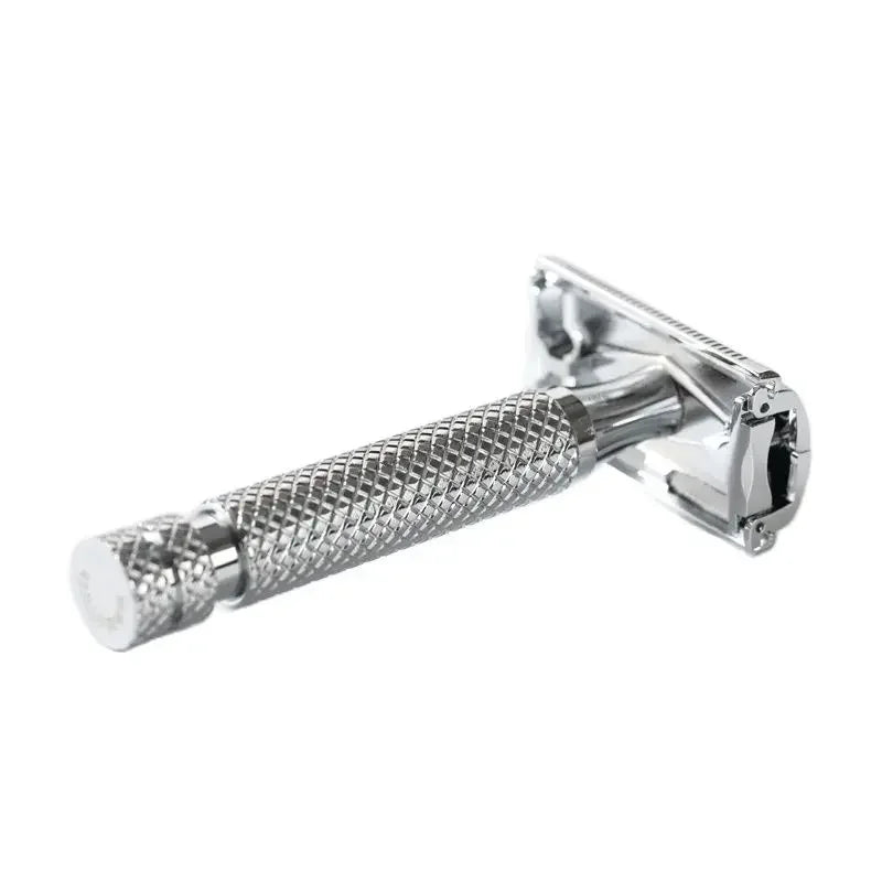 Yaqi Monarch Chrome Color Safety Razor 0.90mm Blade Gap 85MM Handle Length And 13.5MM Diameter For Mens Precise Shave Experience