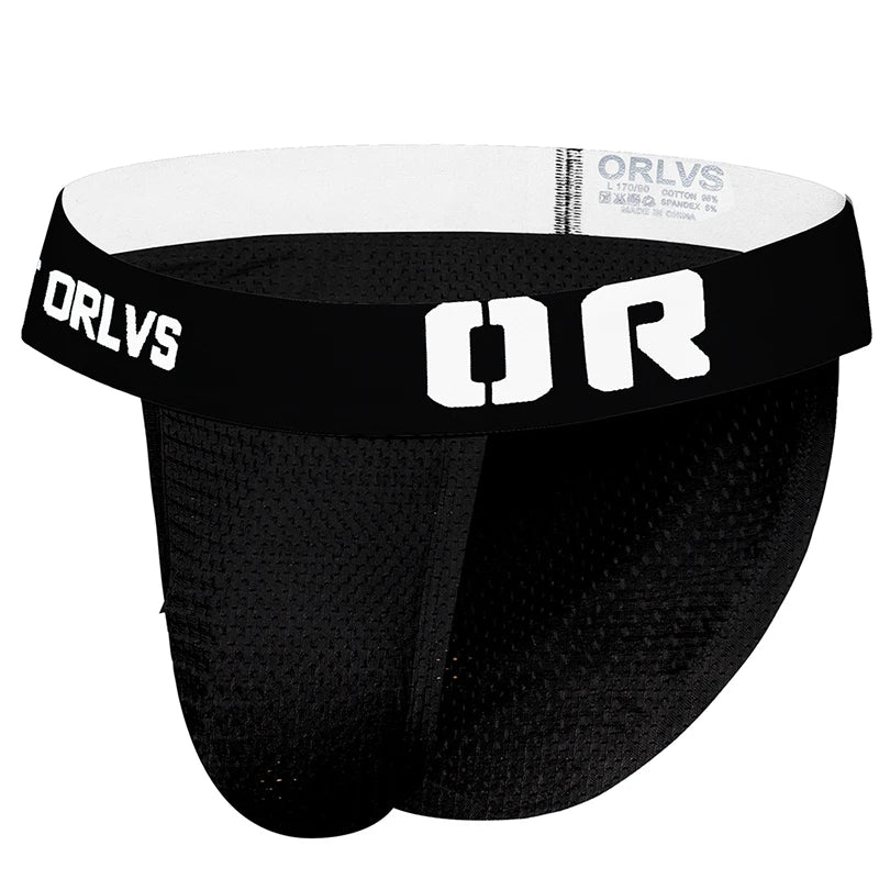 ORLVS Brand sexy gay briefs men bikini male underwear slip hombre calzoncillos hombre kinckers for men briefs addicted underwear