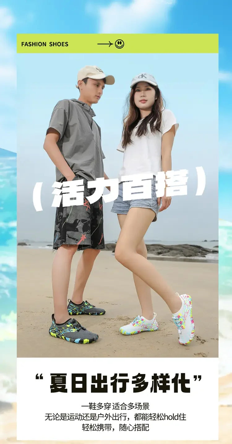Unisex Shoes For Women Fitness Treadmill Indoor Outdoor Speed Interference Water Beach Couples Swimming Shoe Men Aqua Sneakers