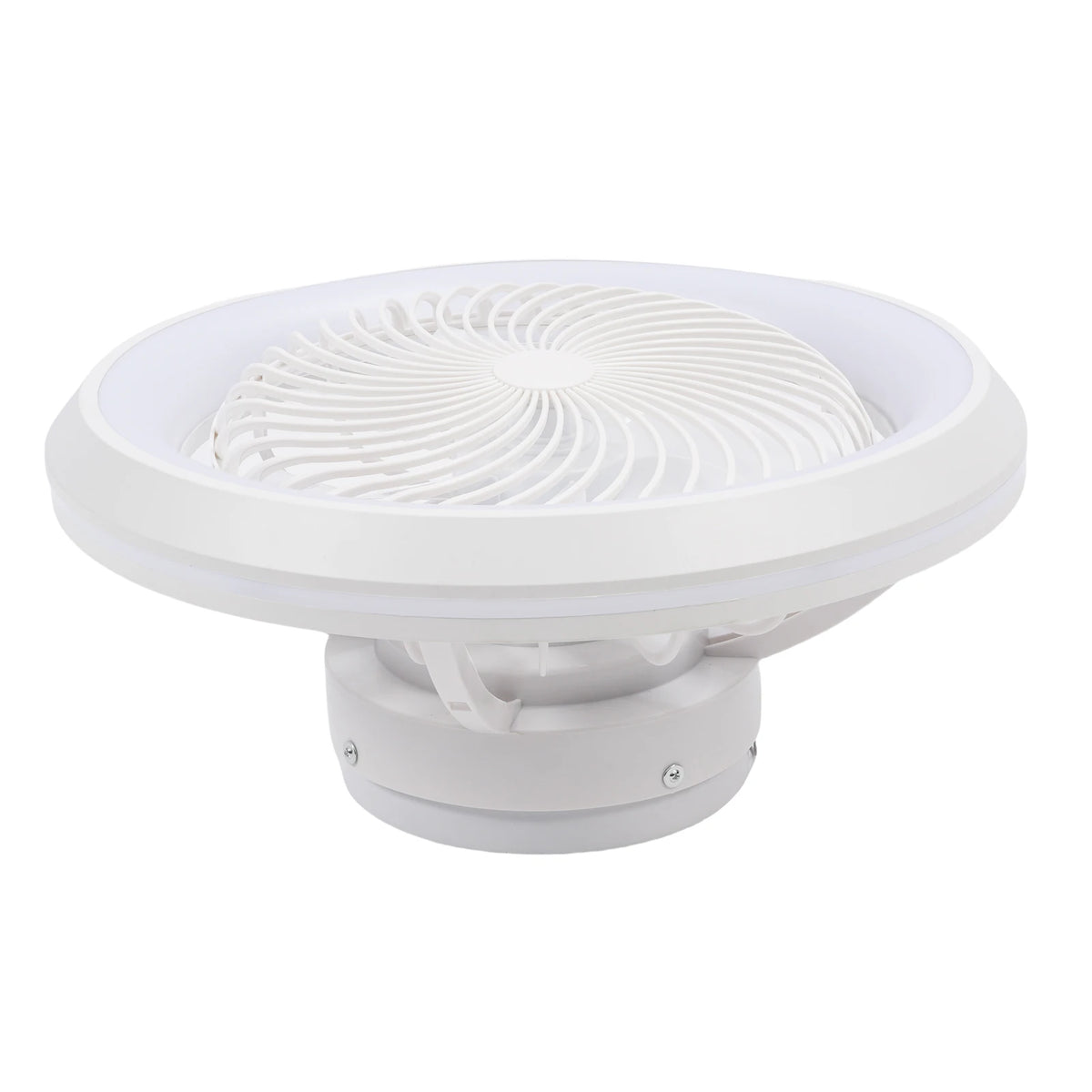 360 Degree Enclosed Circular Fan Light with Remote Control, 3-color Light, Ceiling Light for Living Room, Bedroom, Dining Room