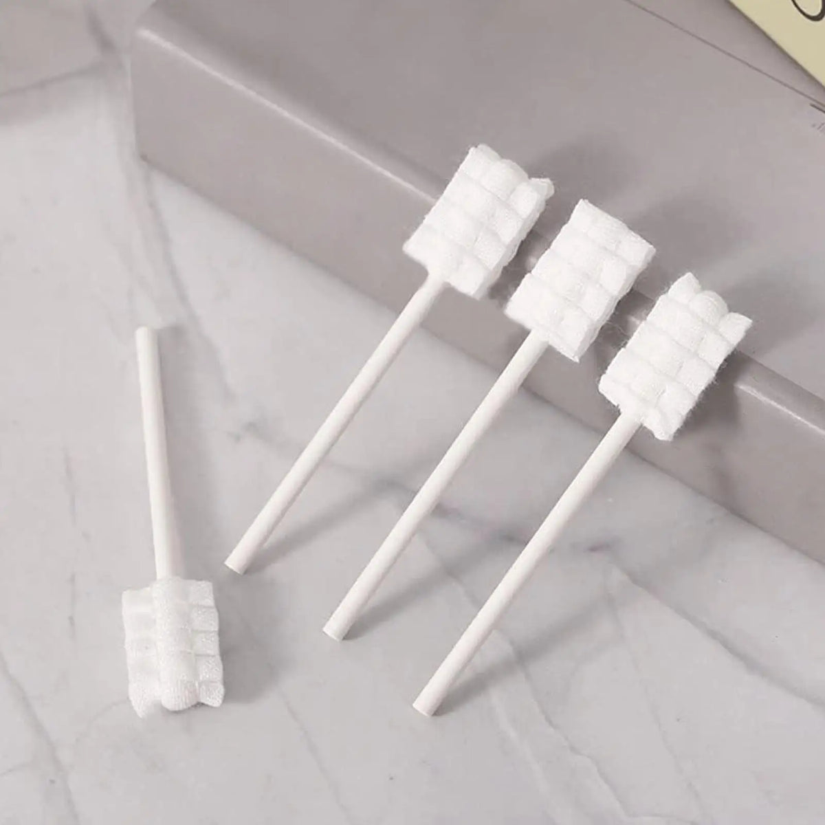 30PCS Baby Tongue Cleaner Disposable Newborn Toothbrush for 0-36 Month Clean Mouth Tongue Washing Artifact Gauze Cotton Swab
