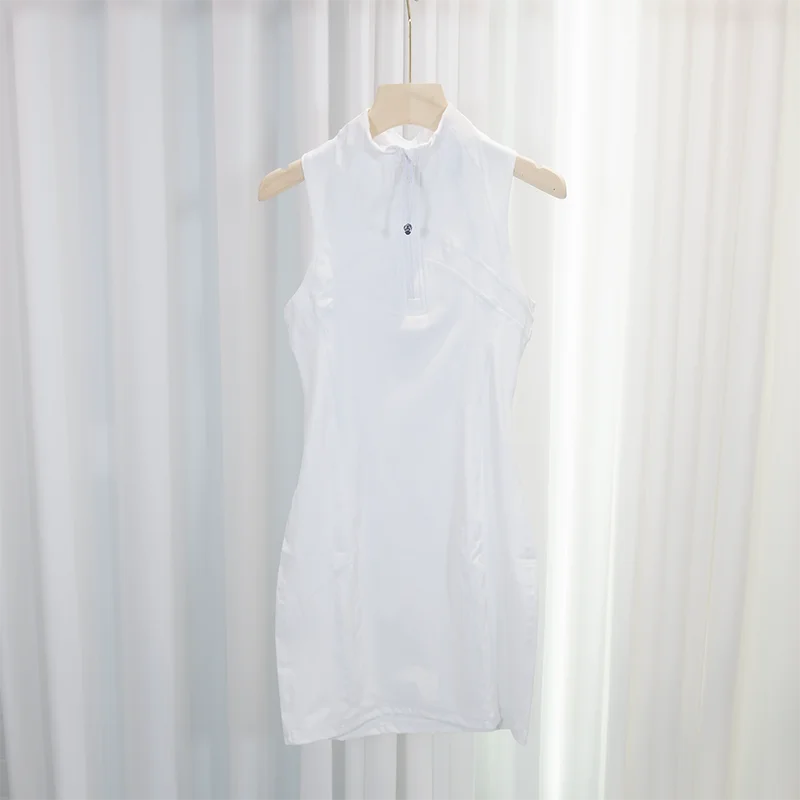 Women's tennis skirt sports sleeveless fitness quick drying breathable short skirt