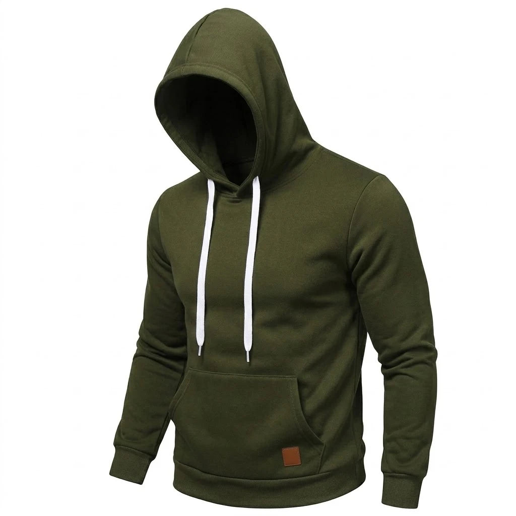 New Casual Men's Hoodie Drawstring Hoodies Male Sweatshirt Long Sleeve Coats Outdoor Streetwear Lightweight Gym Man Pullover