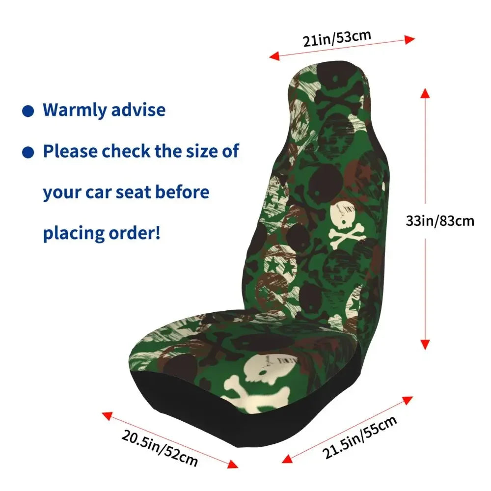 Urban Style Camouflage Universal Car Seat Cover Off-Road For SUV Multicam Front Rear Flocking Cloth Cushion Fabric Hunting