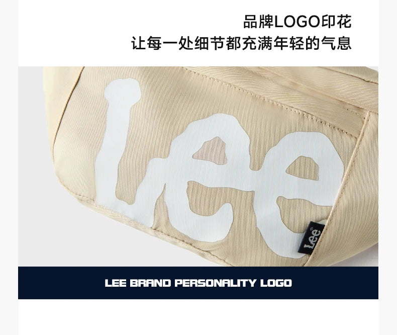 LEE Unisex Independent IPad Pocket Crossbody Bag Male Women Waterproof Sport Single Shoulder Extra Large Waist Bag Fanny Pack