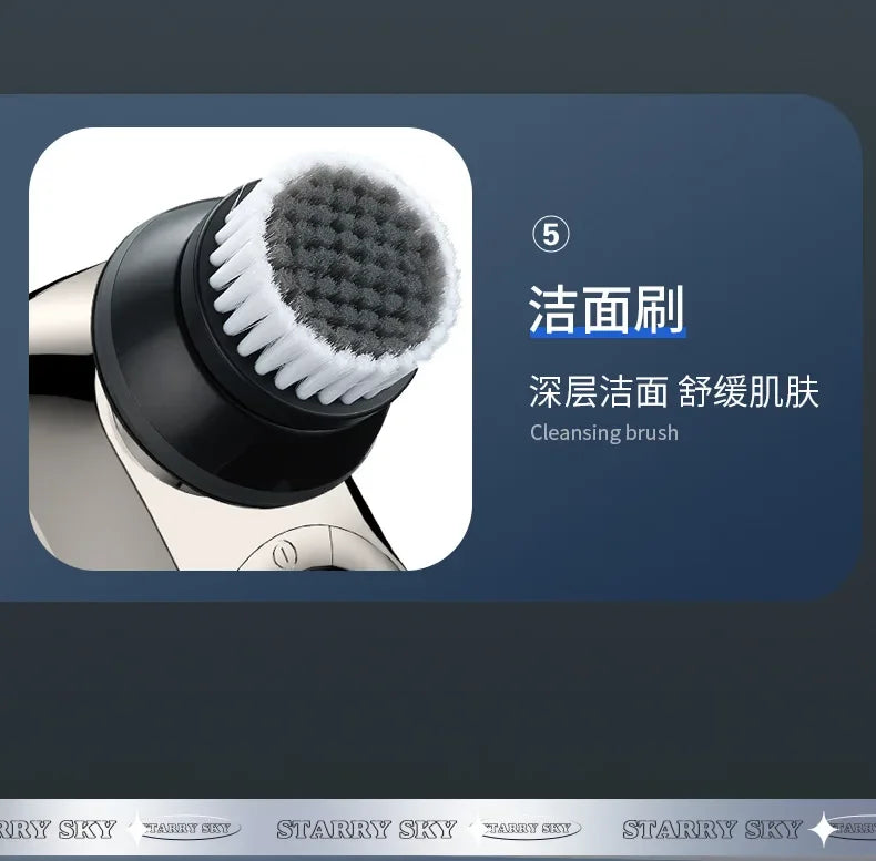 Five in one electric shaver shaver with full body water washing for long-lasting battery life LED intelligent display