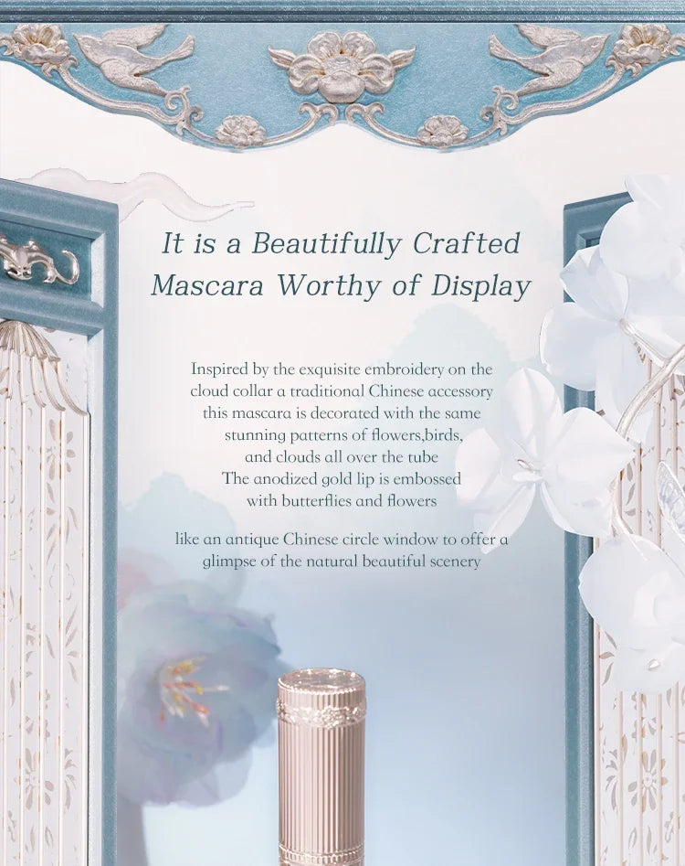 Flower Knows Mascara Eyeliner Butterfly Cloud Collection Long-lasting Waterproof Lash-Lengthening Non-Smudge Fine Natural