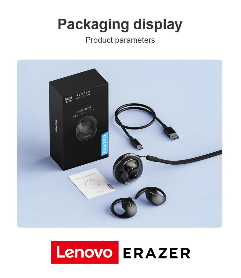 MINISO X15 pro Bluetooth 5.4 Earphones Erazer X15 Sports Wireless Headphones Noise Reduction HD Call Lenovo Earbuds with Mic