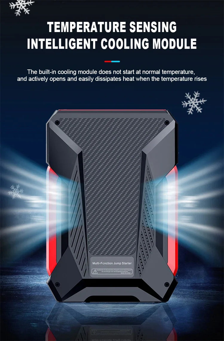 Car Jump Starter Starting Device Battery Power Bank 12V38000mAh Jumpstarter Auto Buster Emergency Booster Car Charger Jump Start