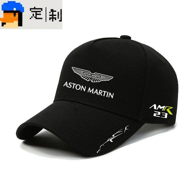 Breathable Hat  For Aston Martin DBX DBS V12 V8 DB11 DB9 Rapide AMR Vantage Personalized Cotton Racing Driver Baseball Cap