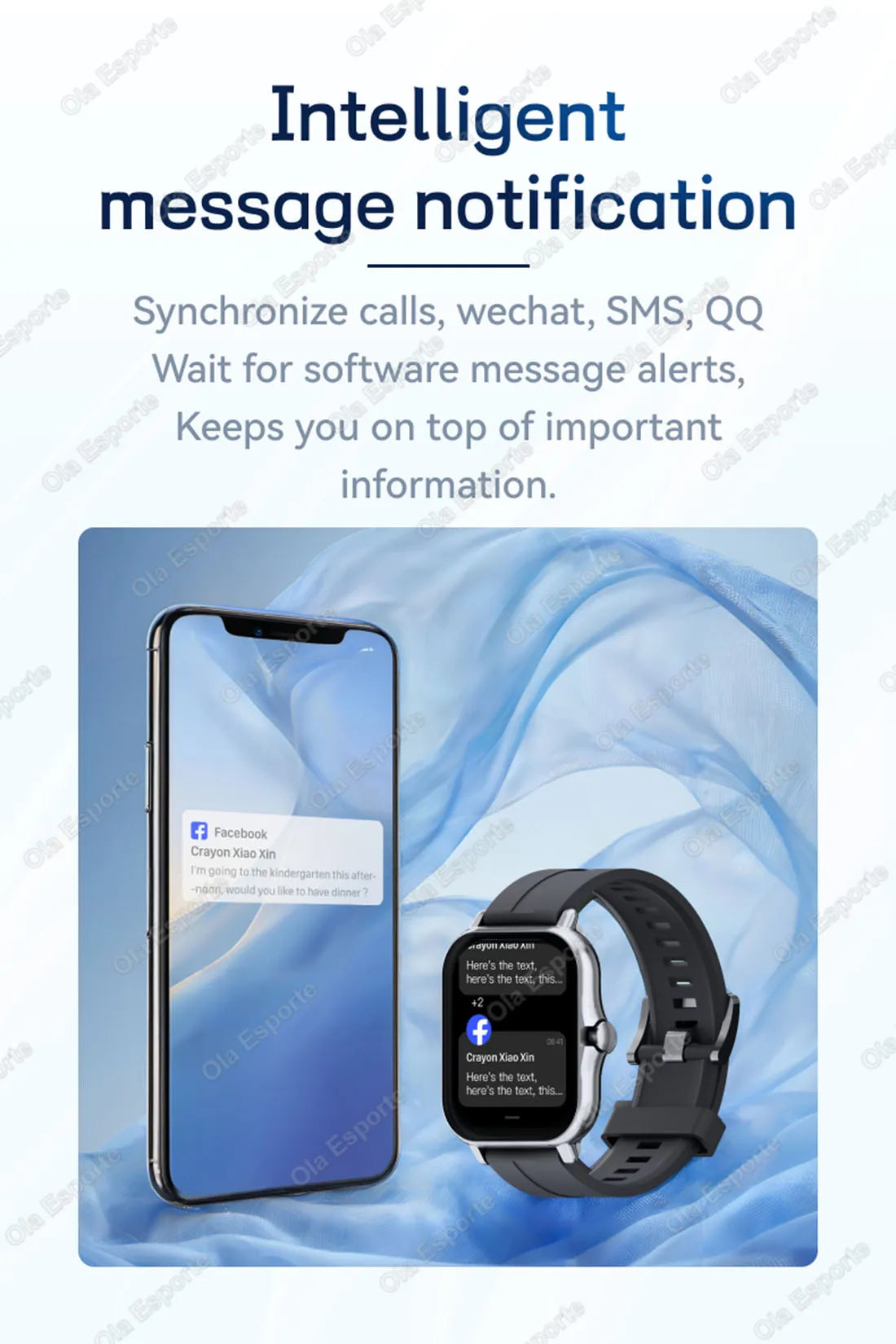 Outdoor Sports Smart Watch Wireless Calling Information Reminder Wallpaper Change Men's and Women's Waterproof Smartwatch 2025