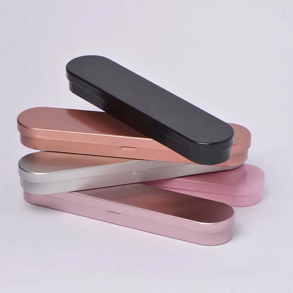 Multifunction Gifts Flip box Student Stationery School Supplies Metal Pencil Case Fountain Pen Box Tin Box Iron Pencil Case